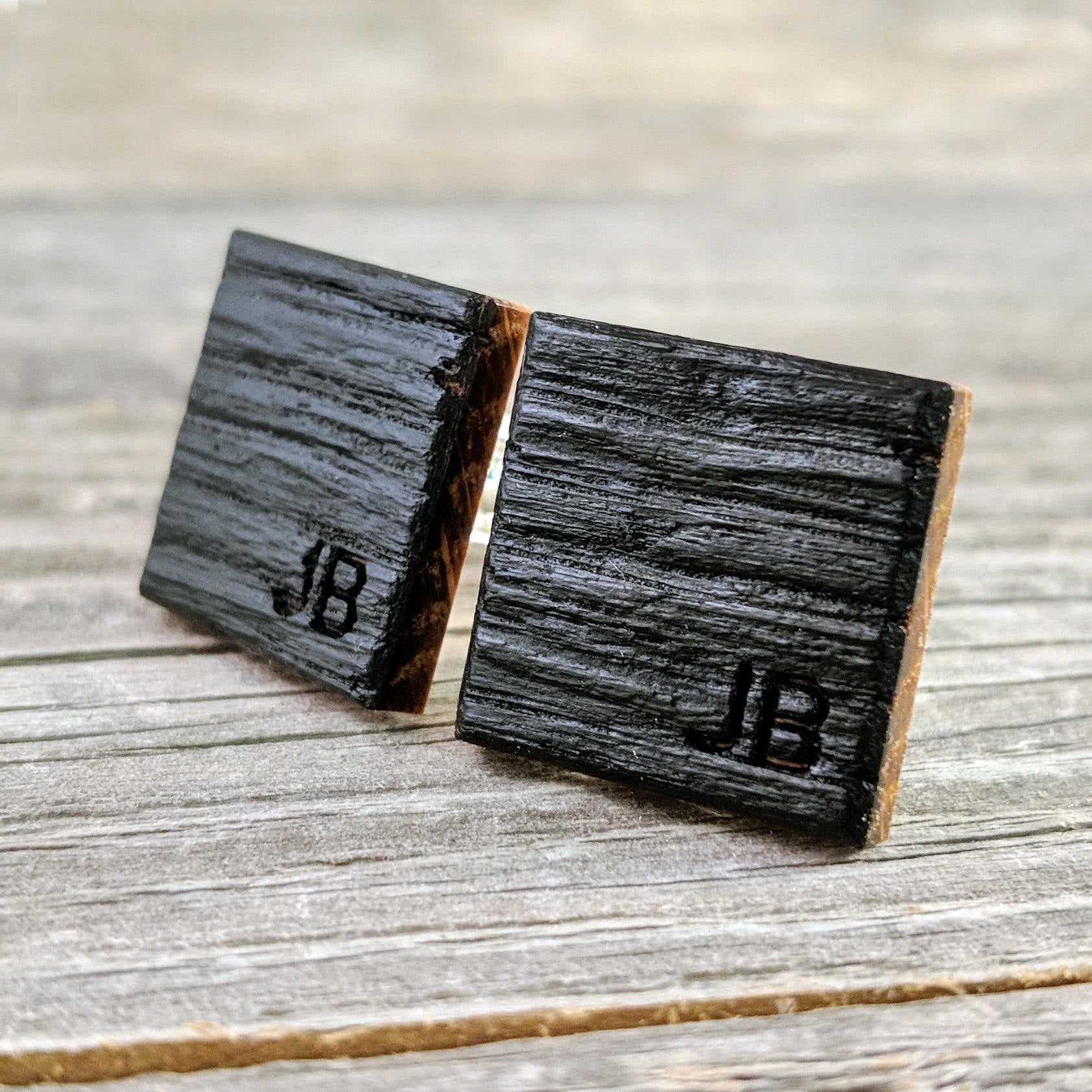 Personalized Bourbon Barrel Cuff links