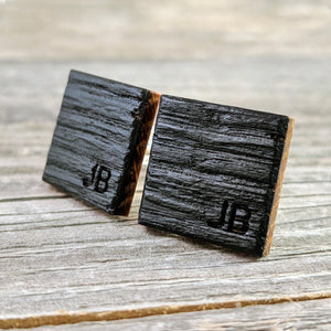 Personalized Bourbon Barrel Cuff links