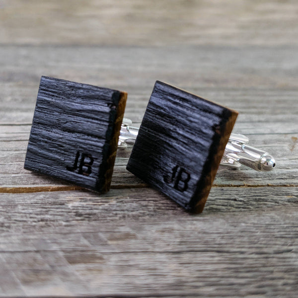 Personalized Bourbon Barrel Cuff links