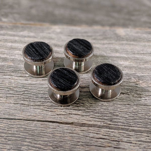 Bourbon Barrel Tuxedo Studs/Tuxedo Stud Set/Shirt Stud Set/Wedding Shirt Studs/Stud Buttons/Groom Shirt Studs/Best Man Tux Studs