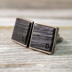 Personalized Bourbon Barrel Cufflinks/Personalized Groomsmen Gifts/Rustic Wedding/Groomsmen Gift/Anniversary Gift/Gift for Dad
