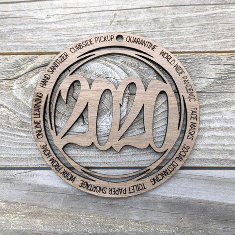 2020 Christmas Ornament/Coronavius Ornament/Covid-19 Keepsake Ornament/The Year We Will Never Forget